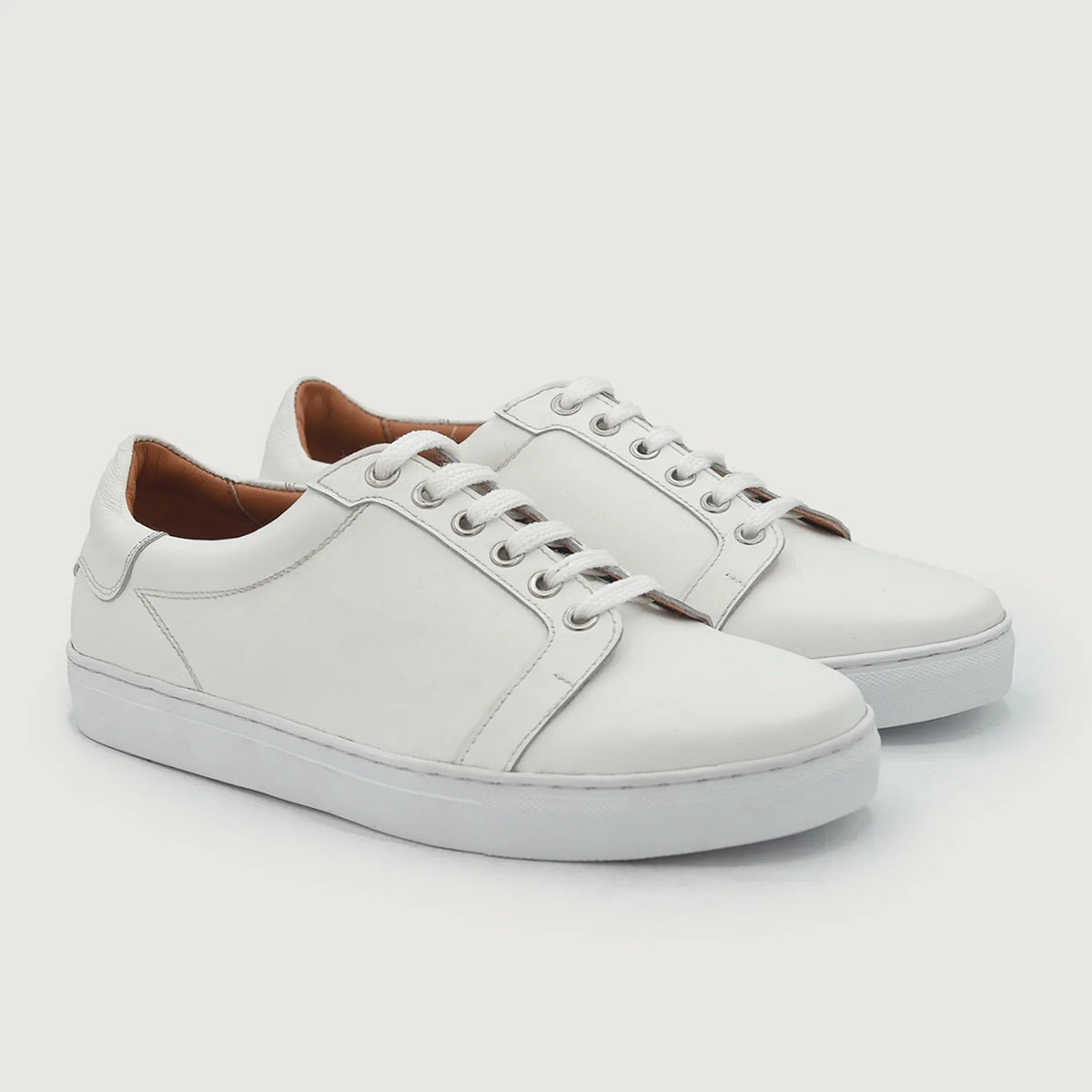 Carter Runn White Bőr sneakerek Férfi For Men in Tan Full-Grain Leather - Oldalnézet | Online vásárlás