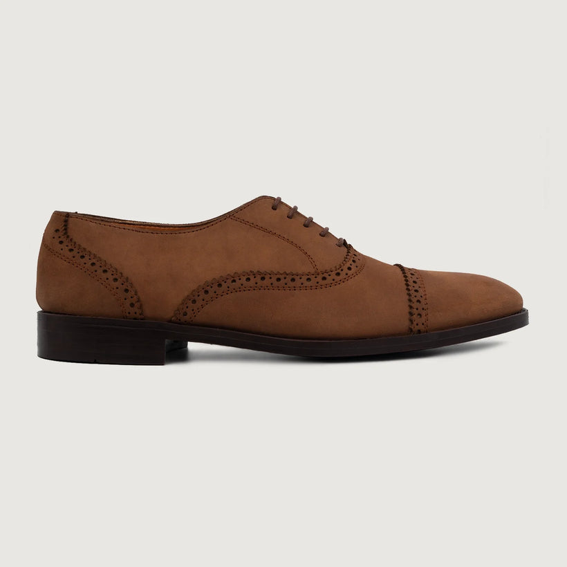 Greyson Brogues Oxford Oil Pull-up Barna Bőrcipők Férfi