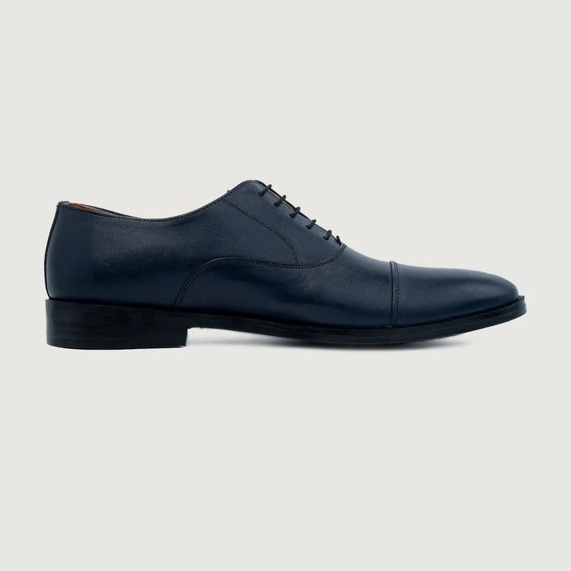 Professor Oxford Midnight Kék Bőrcipők Férfi