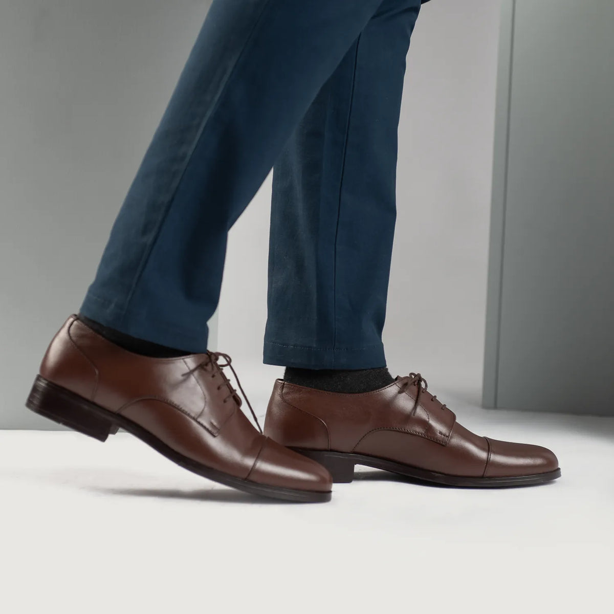 Orlaven Attorney Derby Barna Bőrcipők Férfi footwear image 9