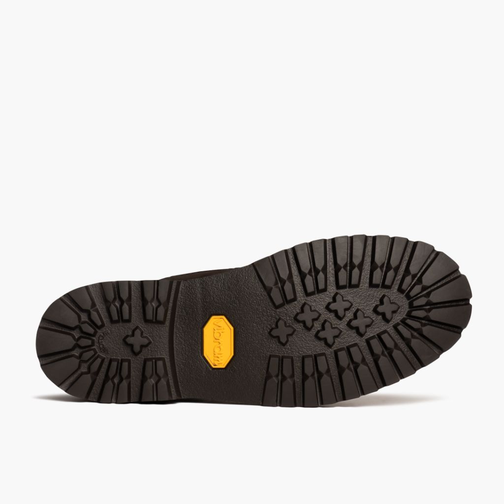 High-Traction Rubber Outsole & Lug Tread Pattern on Explorer Rocky Road Bőrbakancsok Férfi