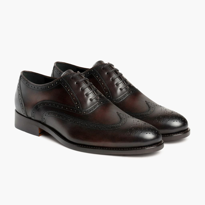 Aviator Chocolate Leather Loafers férfi