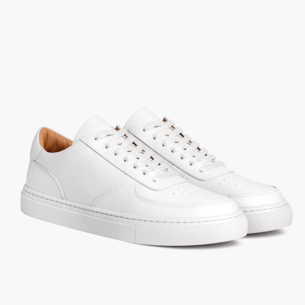 Court Toffee x Off-White Leather Sneakers in White Full-Grain Leather - Oldalnézet | Online vásárlás