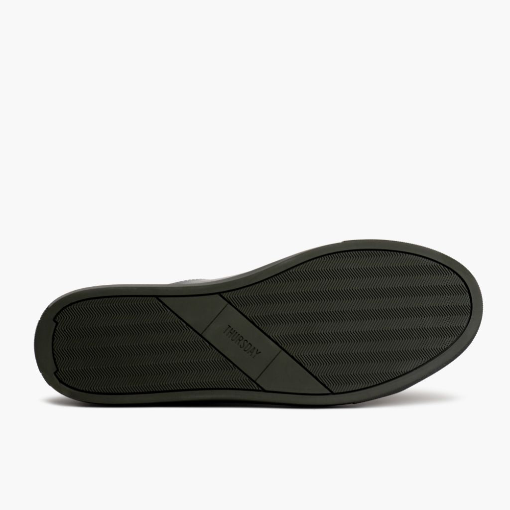 High-Traction Rubber Outsole & Lug Tread Pattern on Encore Forest Bőr sneakerek Férfi