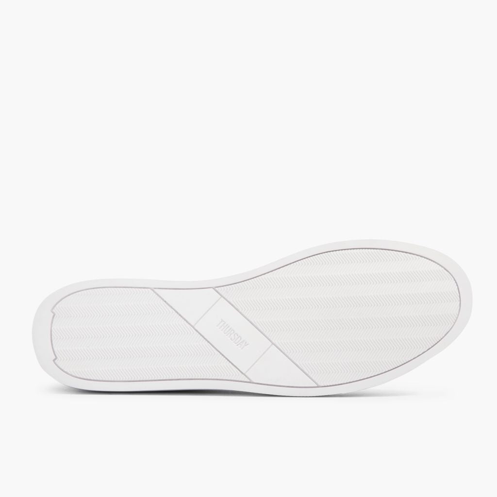 High-Traction Rubber Outsole & Lug Tread Pattern on Encore White Bőr sneakerek Férfi