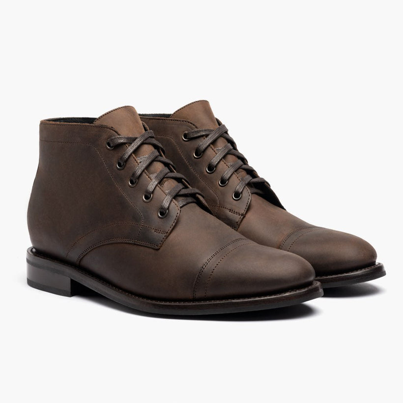 Cadet Tobacco Leather Boots férfi