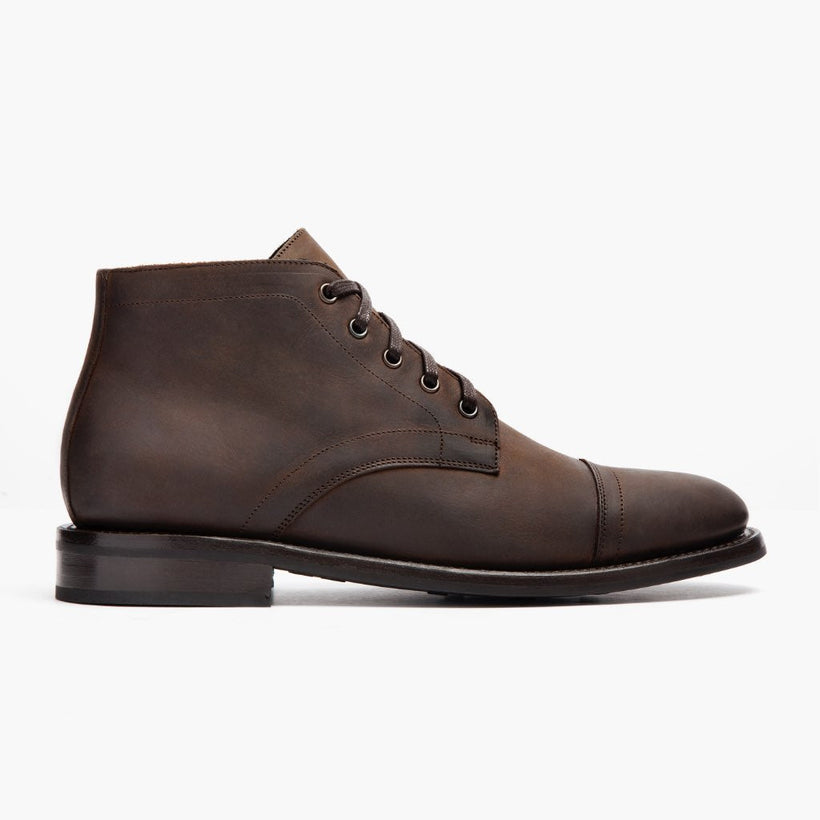 Cadet Tobacco Leather Boots férfi