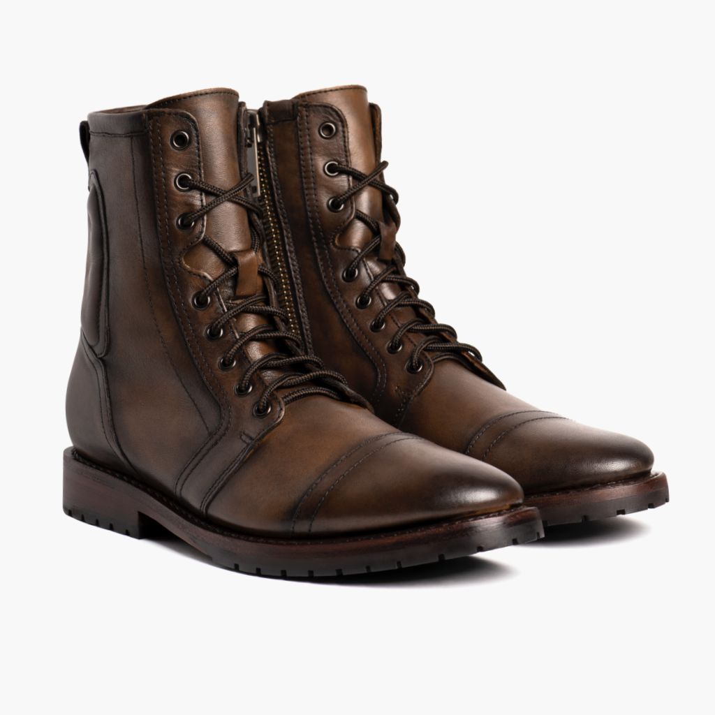 Casa Moto Anejo Bőrbakancsok Férfi in Classic Full-Grain Leather - Elölnézet & testre szabott sziluett | Online vásárlás