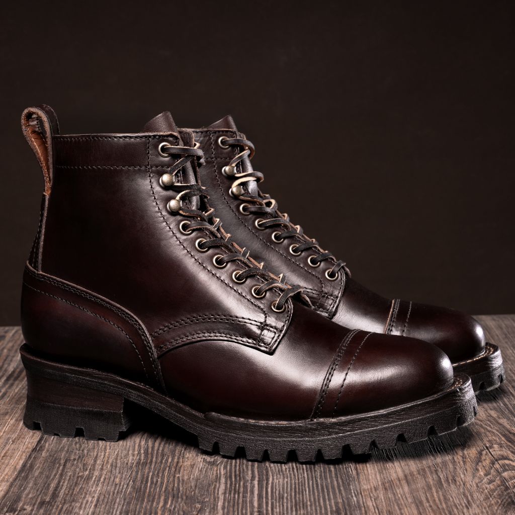 Challenger Barna CXL Bőrbakancsok Férfi in Brown Full-Grain Leather - Oldalnézet | Online vásárlás