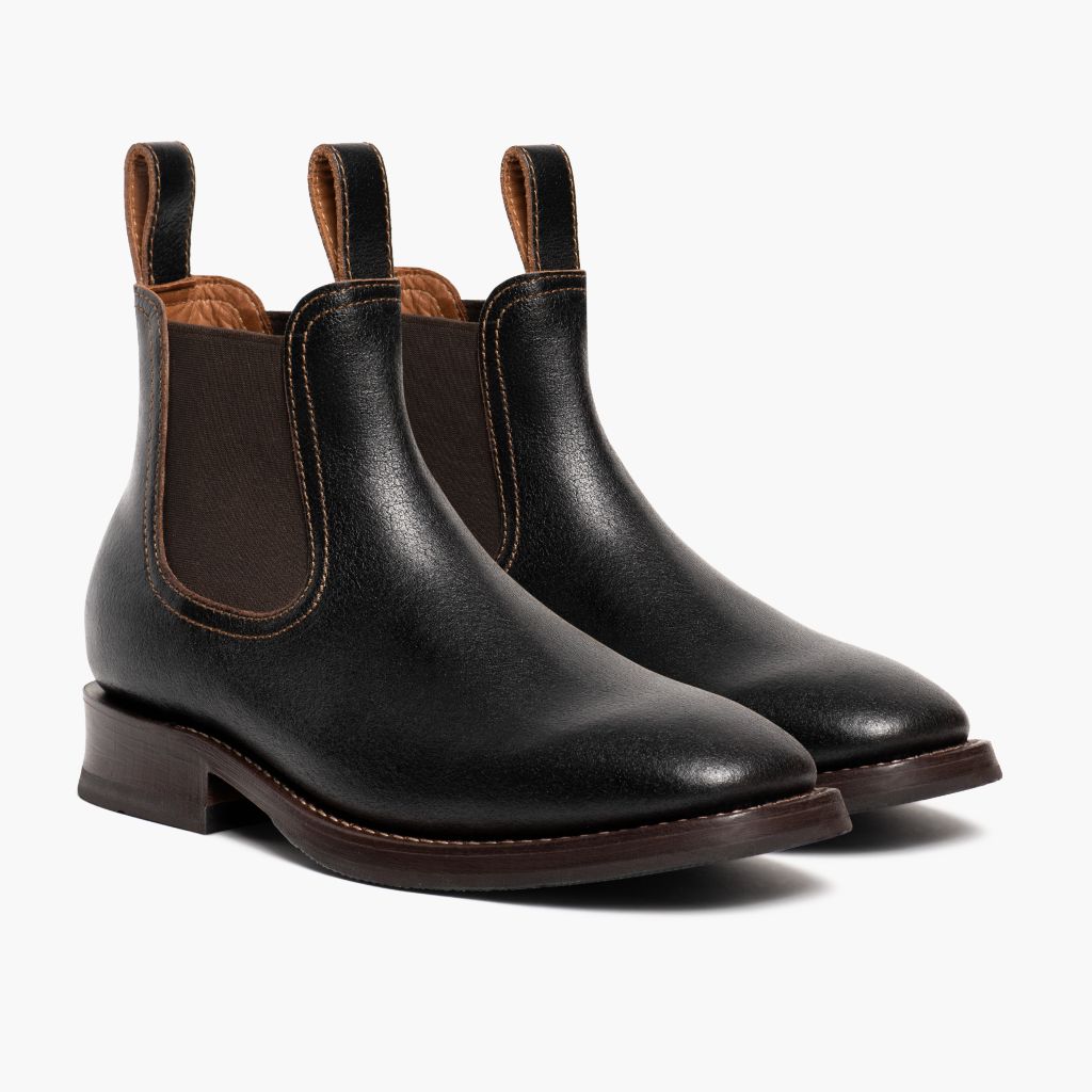 Journeyman Cacao Bőrbakancsok Férfi in Classic Full-Grain Leather - Oldalnézet | Online vásárlás