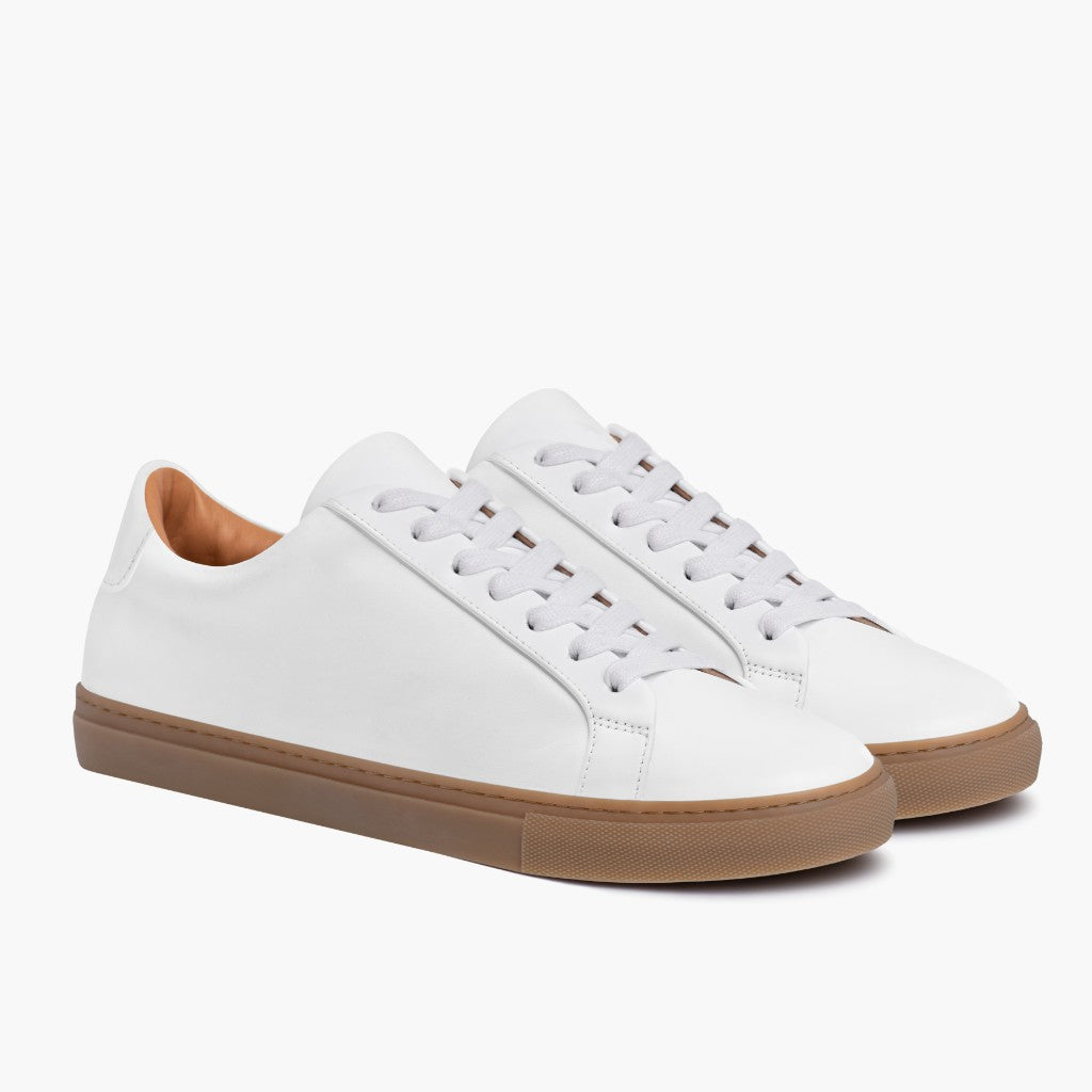 Legacy White Bőr sneakerek Férfi in White Full-Grain Leather - Oldalnézet | Online vásárlás