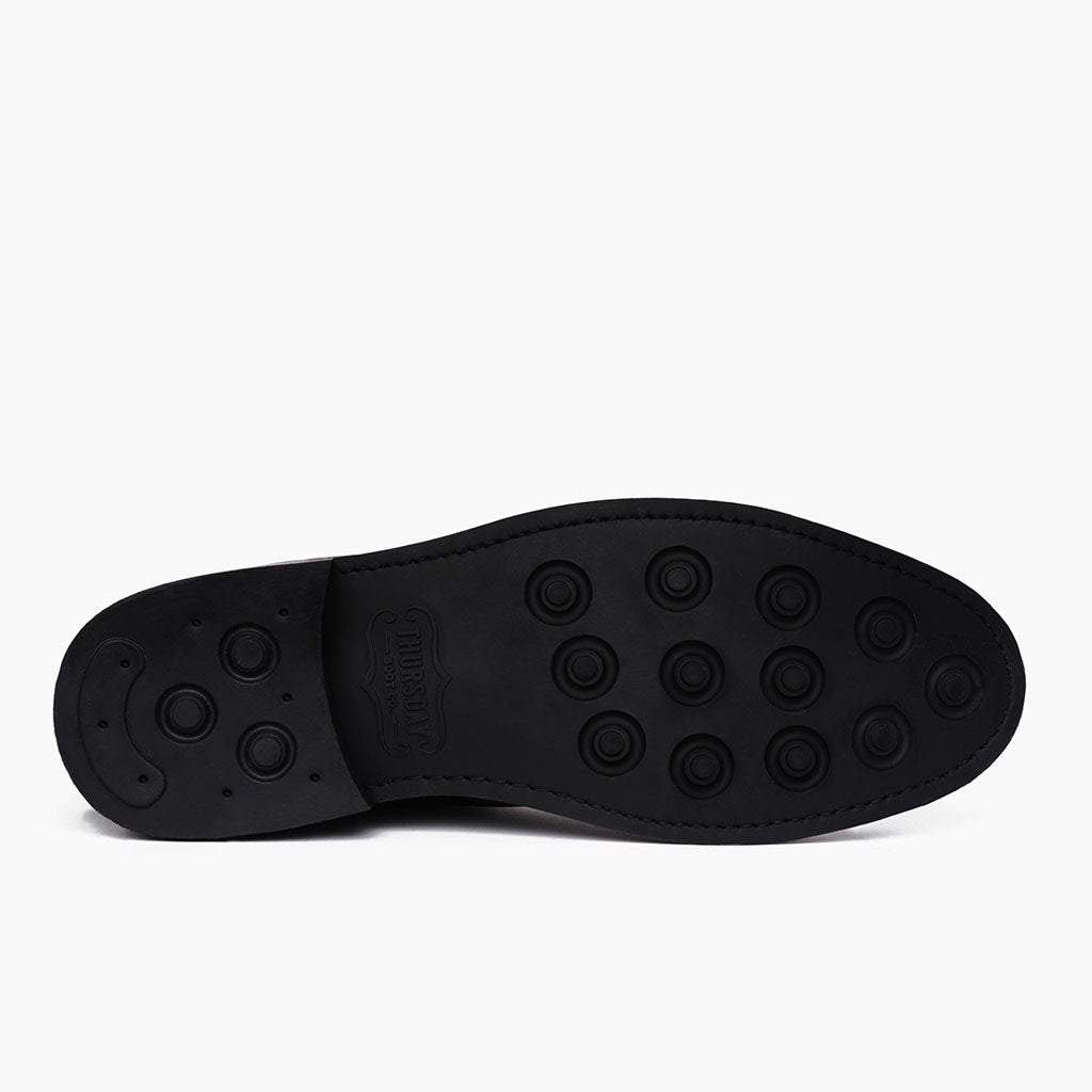 High-Traction Rubber Outsole & Lug Tread Pattern on Captain Burnt Copper Bőrbakancsok Férfi
