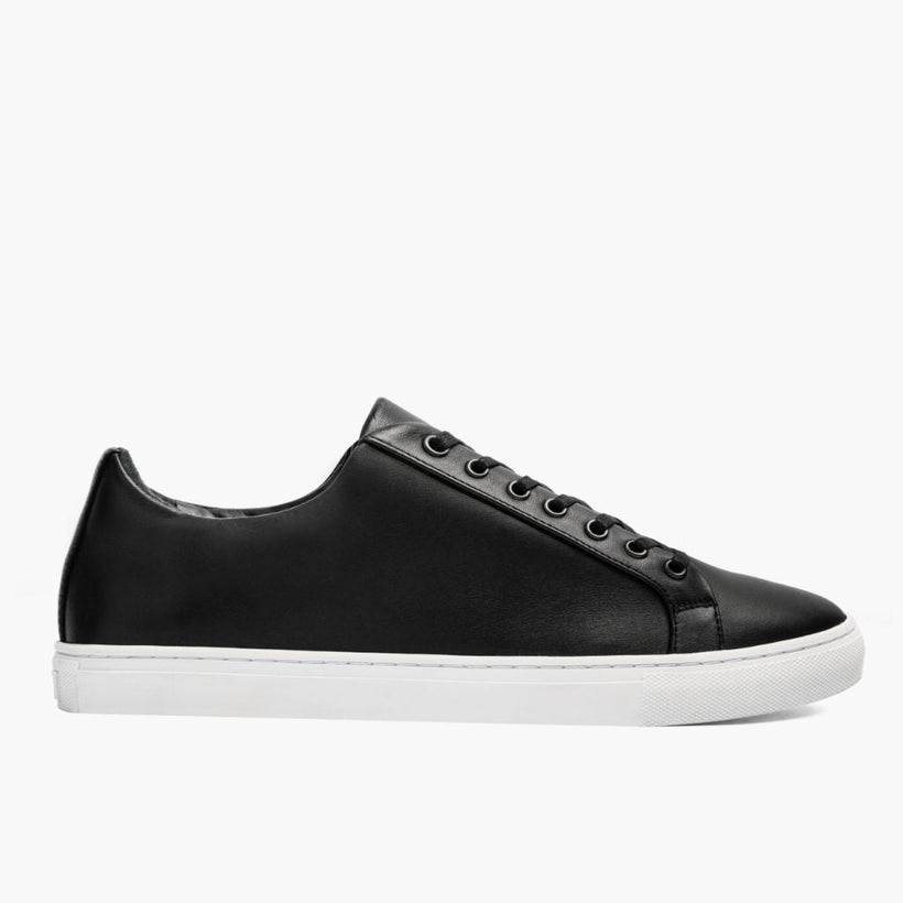 Premier Low Top Fekete Leather Sneakers férfi