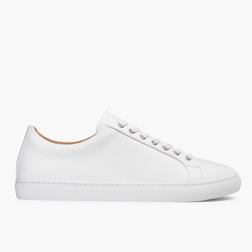 Premier Low Top White Leather Sneakers férfi