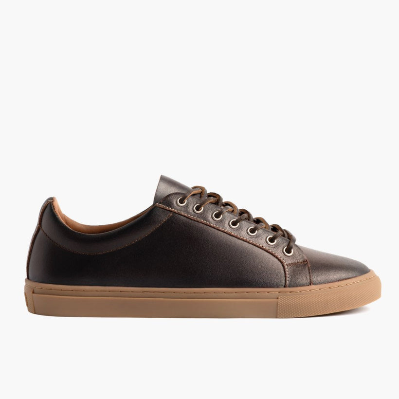 Premier Low Top Cacao Leather Sneakers férfi