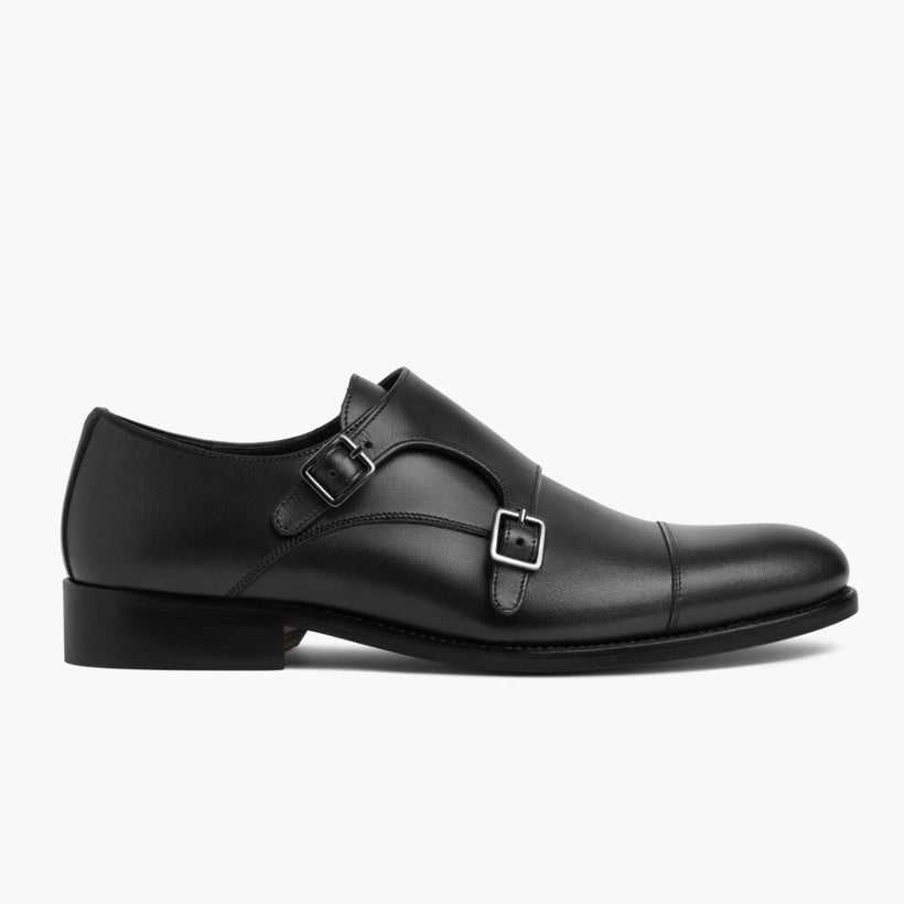 Saint Fekete Leather Loafers férfi