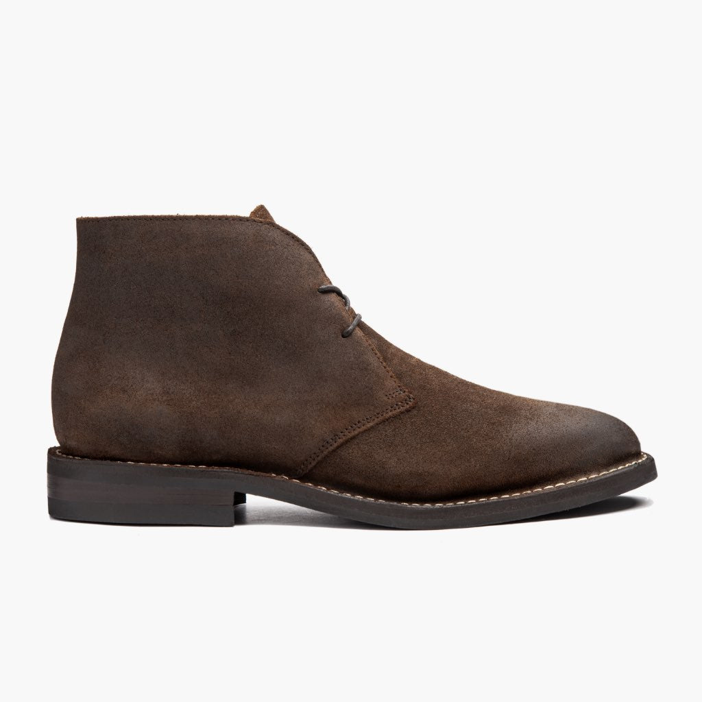 Mocha Full-Grain leather Boots - Goodyear varrott talpszerkezet és orr-részlet