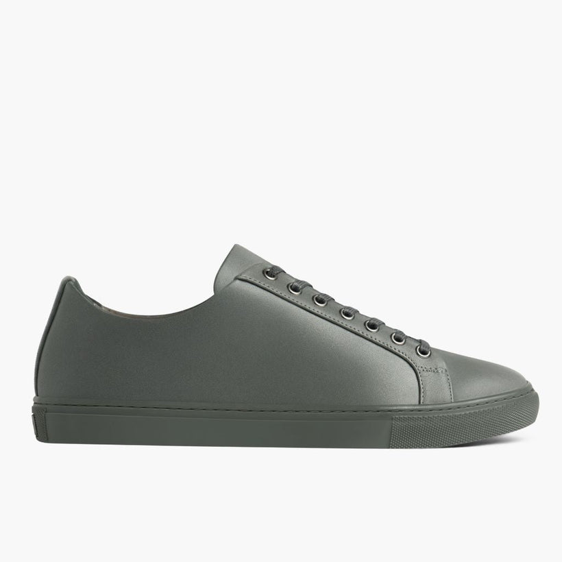 Premier Low Top Grey Leather Sneakers férfi