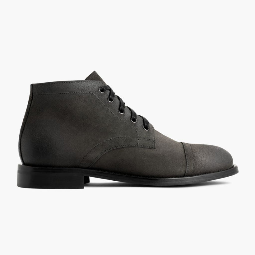 Cadet Shadow Grey Leather Boots férfi