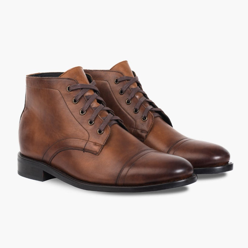 Cadet Walnut Leather Boots férfi