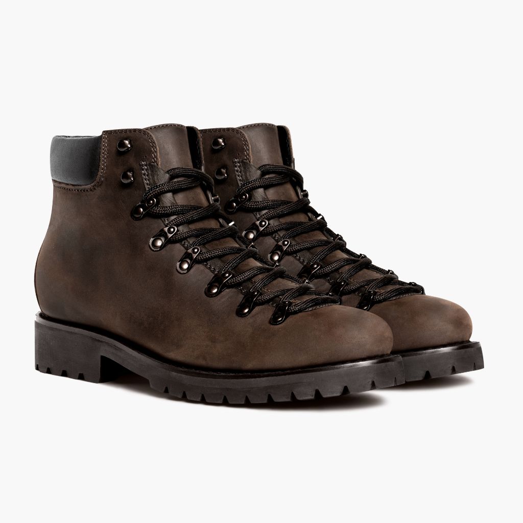 Commander Tobacco Bőrbakancsok Férfi in Classic Full-Grain Leather - Oldalnézet | Online vásárlás