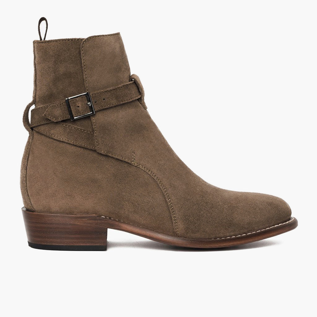 Black Full-Grain leather Boots - Goodyear varrott talpszerkezet és orr-részlet
