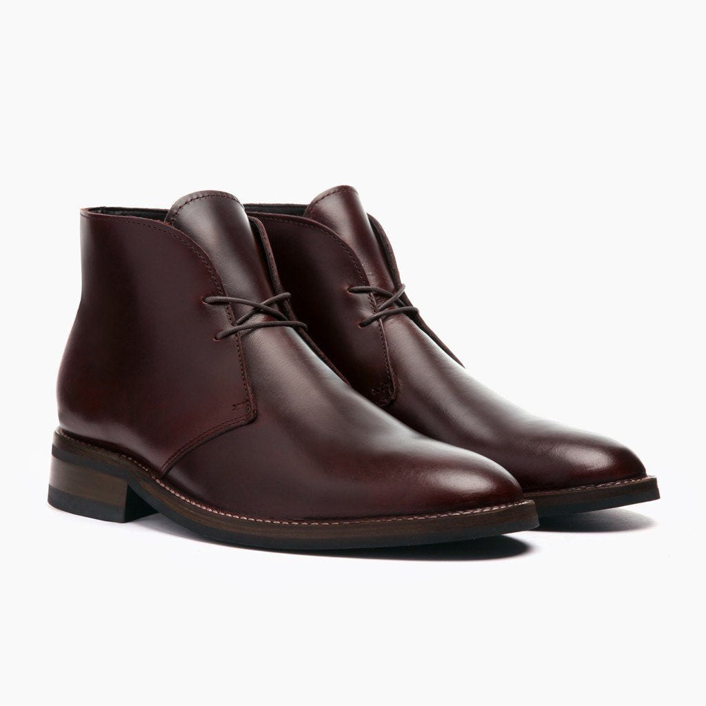 Scout Barna Bőrbakancsok Férfi For Men in Brown Full-Grain Leather - Oldalnézet | Online vásárlás