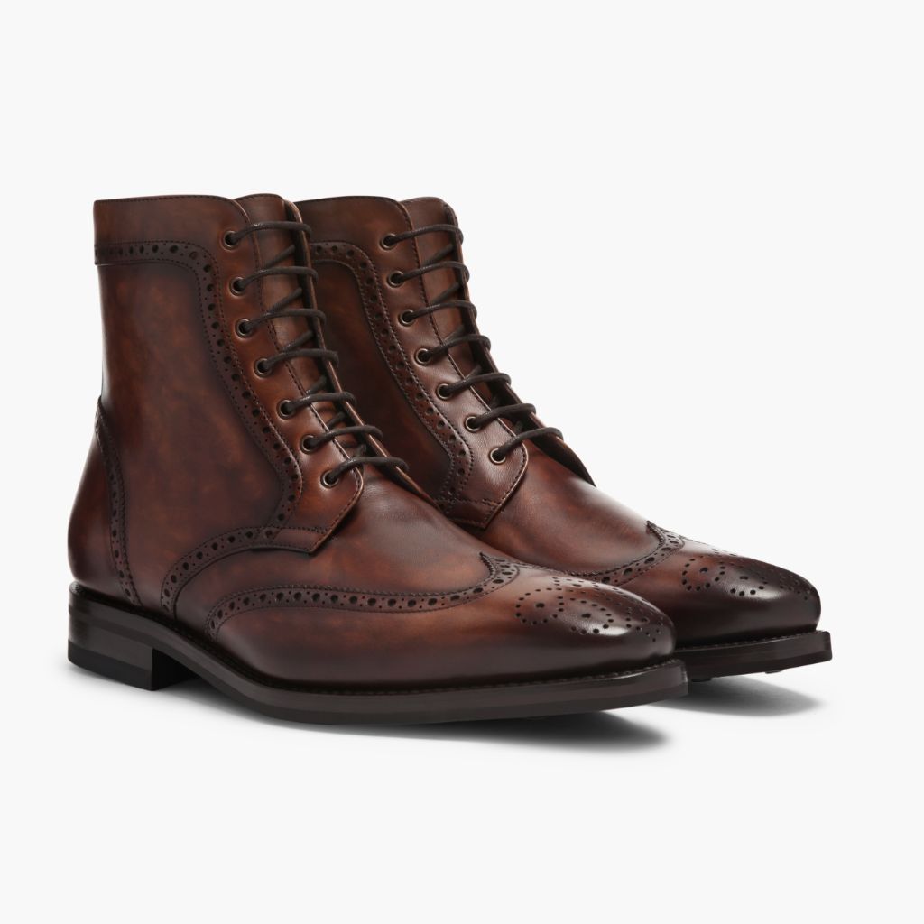 Wingtip Color #77 Bőrbakancsok Férfi For Men in Classic Full-Grain Leather - Oldalnézet | Online vásárlás