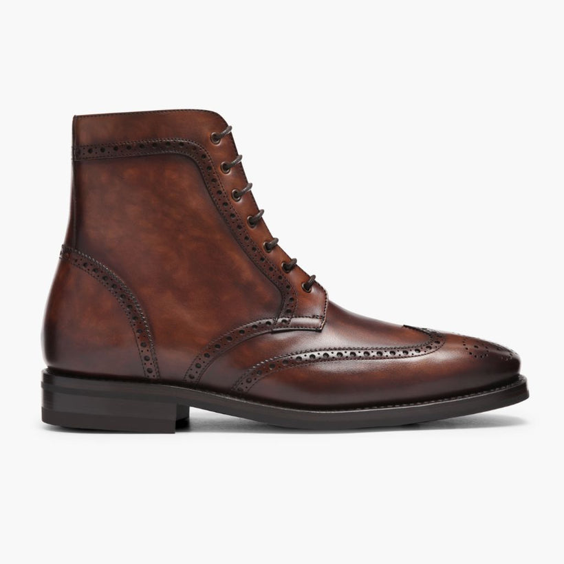 Wingtip Color #77 Leather Boots férfi