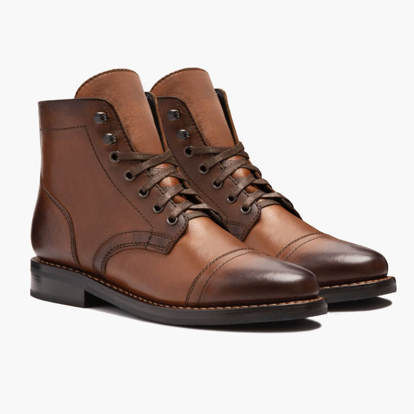 Captain Brandy Leather Boots női
