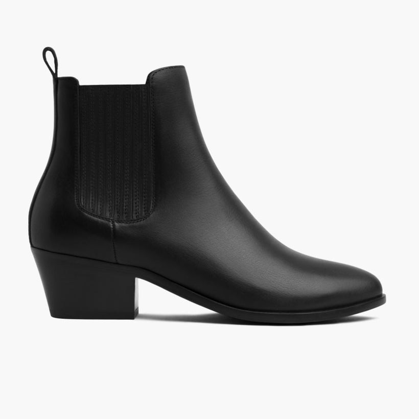 Dreamer Bootie Fekete Bőrbakancsok Női