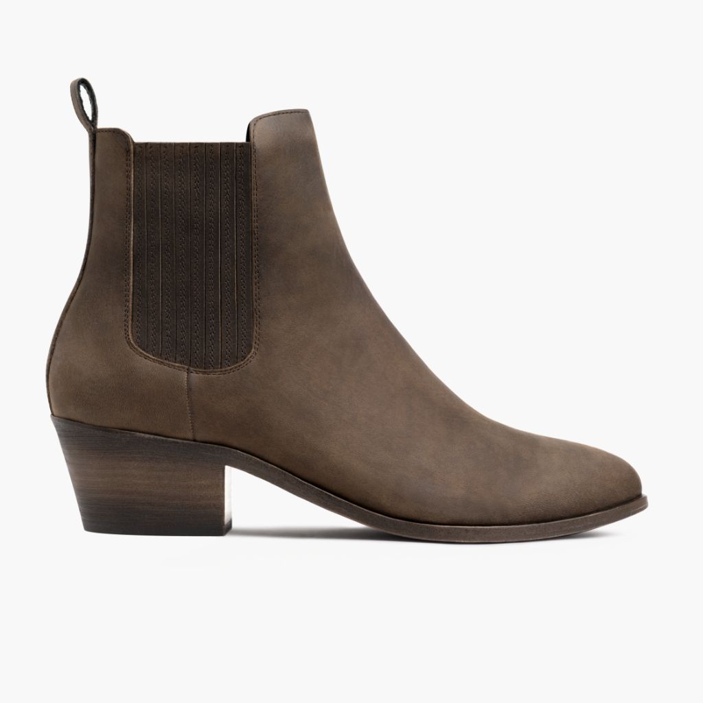 Dreamer Bootie Tobacco Bőrbakancsok Női in Classic Full-Grain Leather - Oldalnézet | Online vásárlás
