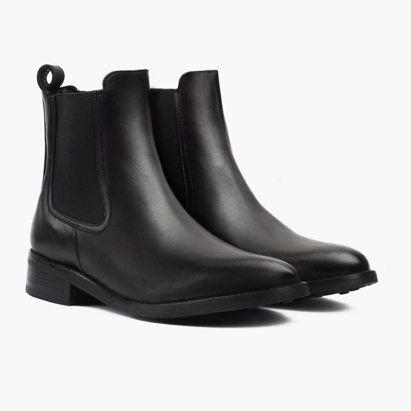 Duchess Fekete Leather Boots női