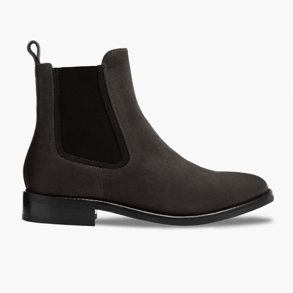Duchess Shadow Grey Bőrbakancsok Női in Grey Full-Grain Leather - Oldalnézet | Online vásárlás