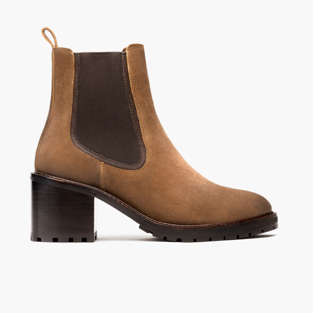 Knockout Safari Bőrbakancsok Női in Classic Full-Grain Leather - Oldalnézet | Online vásárlás