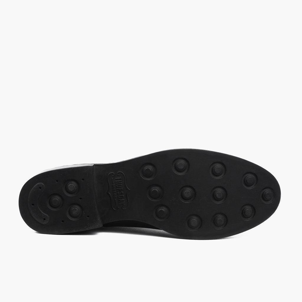 High-Traction Rubber Outsole & Lug Tread Pattern on Duchess Glazed Ginger Bőrbakancsok Női
