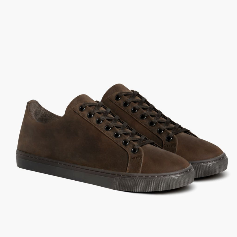 Premier Low Top Tobacco Leather Sneakers női