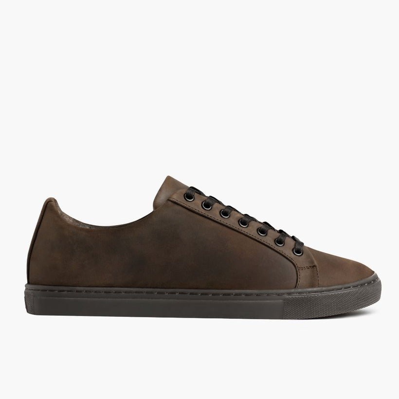 Premier Low Top Tobacco Leather Sneakers női
