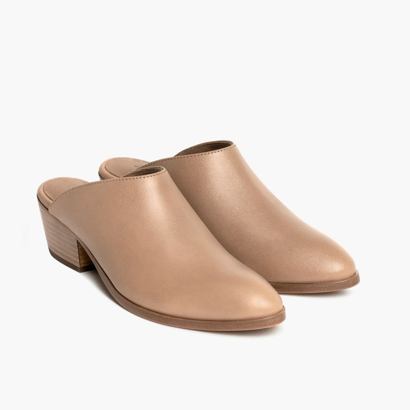 Breeze Milk Coffee Leather Boots női
