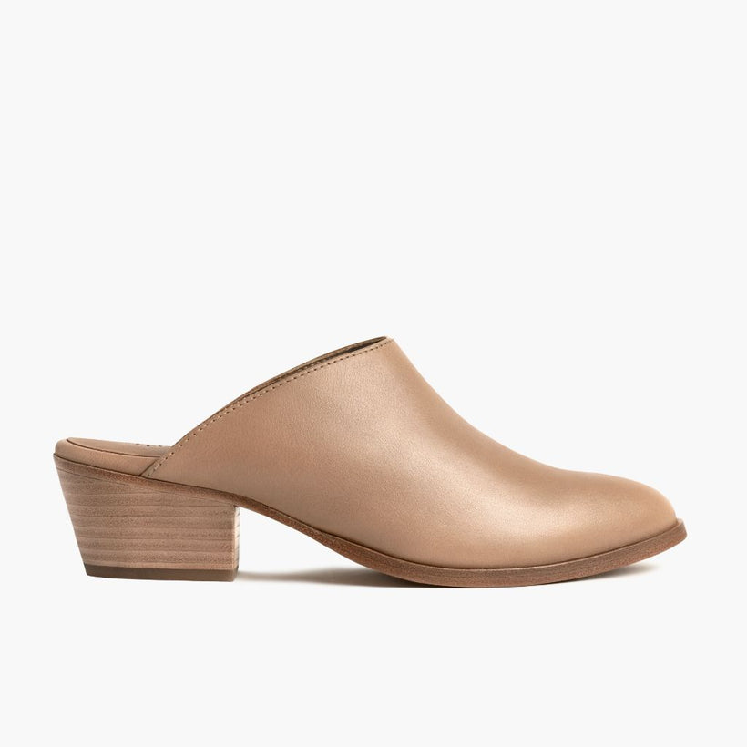 Breeze Milk Coffee Leather Boots női
