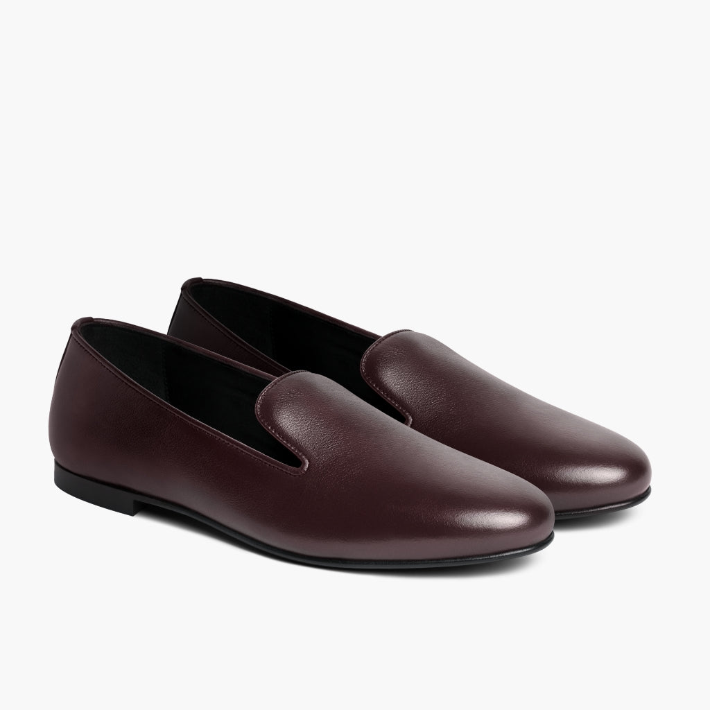 Eden Bordó Bőrbakancsok Női in Burgundy Full-Grain Leather - Oldalnézet | Online vásárlás