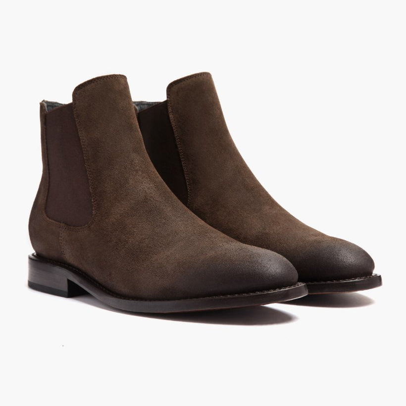 Cavalier Dark Barna Leather Boots férfi