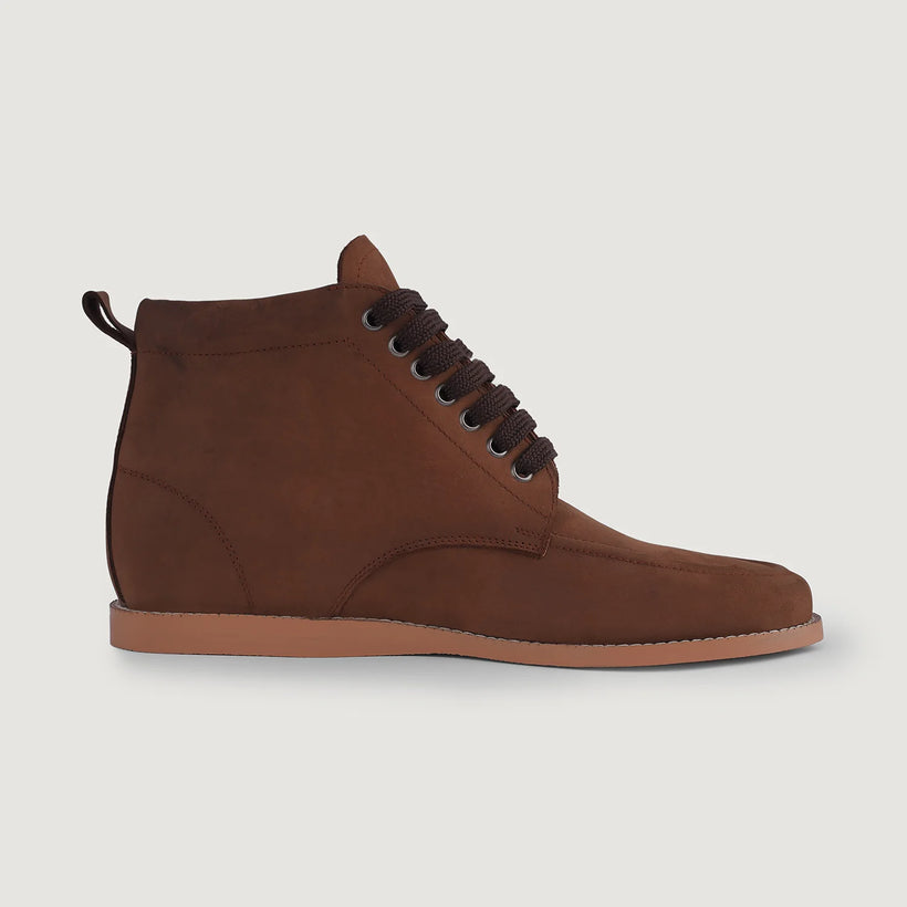 Bearman Moc Toe Pull-up Barna Leather Boots férfi