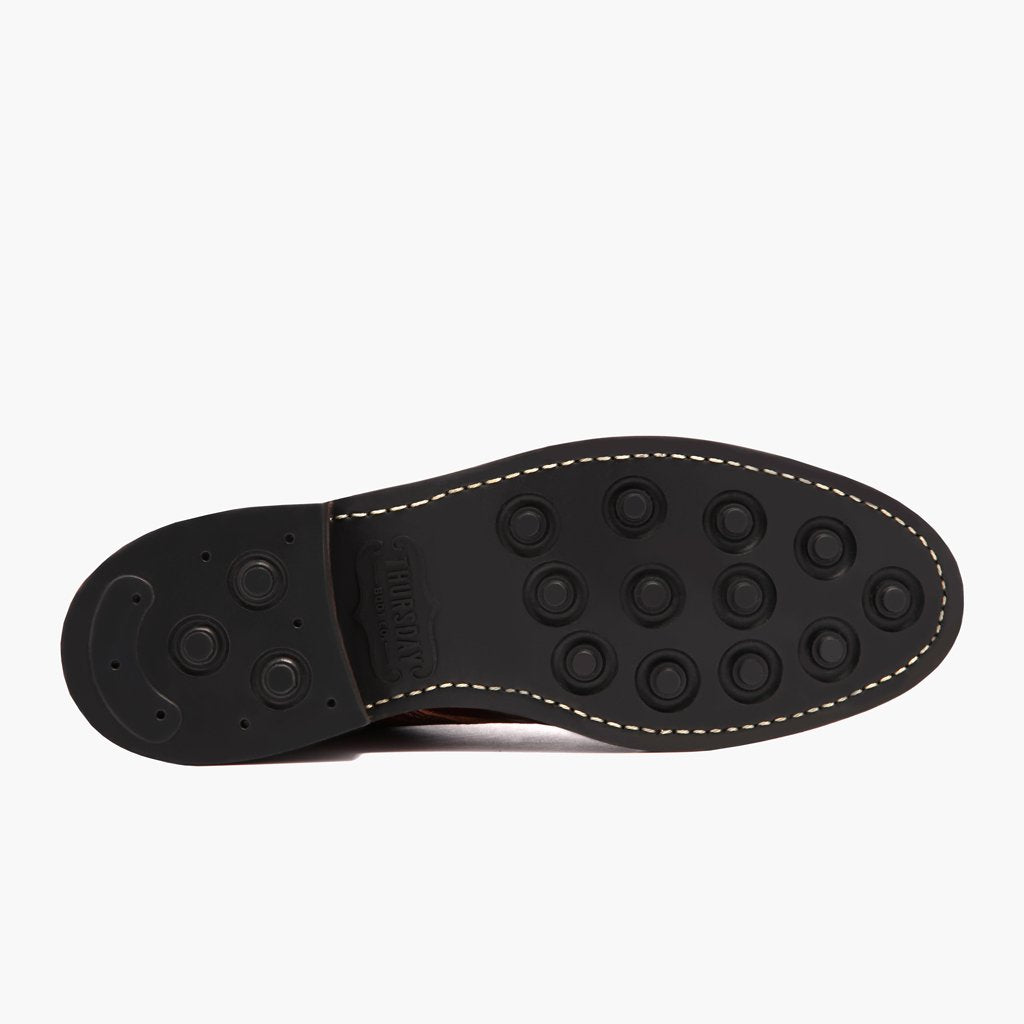 High-Traction Rubber Outsole & Lug Tread Pattern on Vanguard French Roast Bőrbakancsok Férfi For Men