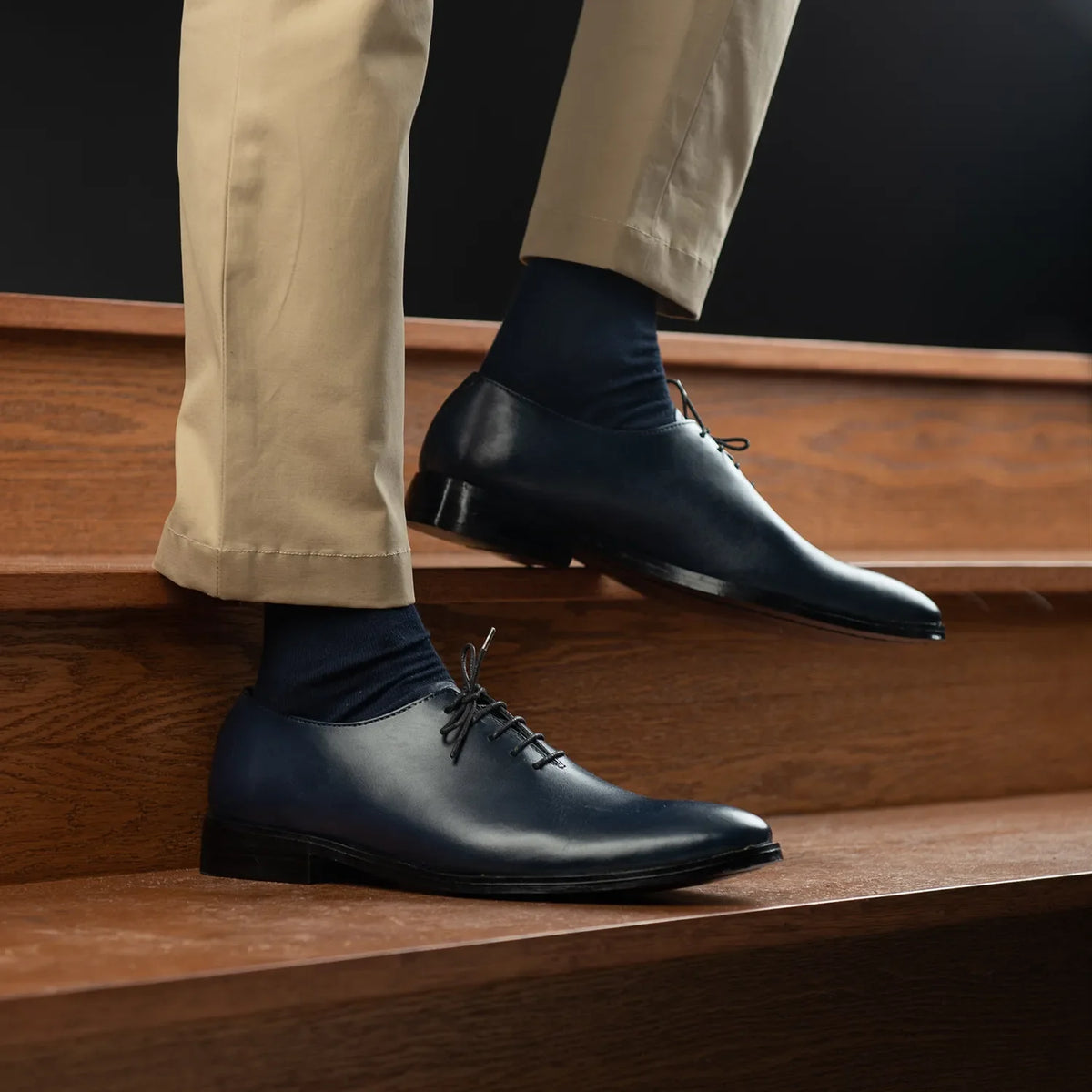 Orlaven Director Wholecut Midnight Kék Bőrcipők Férfi footwear image 10