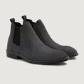 Clarkson Chelsea Grey Nubuck Bőrbakancsok - StudGuard Férfi