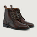 Knight Derby Burnished Barna Bőrbakancsok - StudGuard Férfi