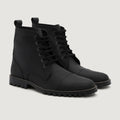 Knight Derby Fekete Matte Nubuck Bőrbakancsok - TerraGrip Férfi