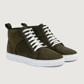 Marty High Top Olive Pullup Bőr sneakerek Férfi