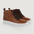 Marty High Top Világosbarna Bőr sneakerek Férfi